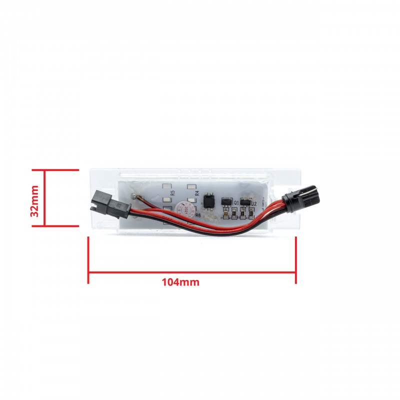 LED osvětlení SPZ FIAT Seicento (1998-2011)