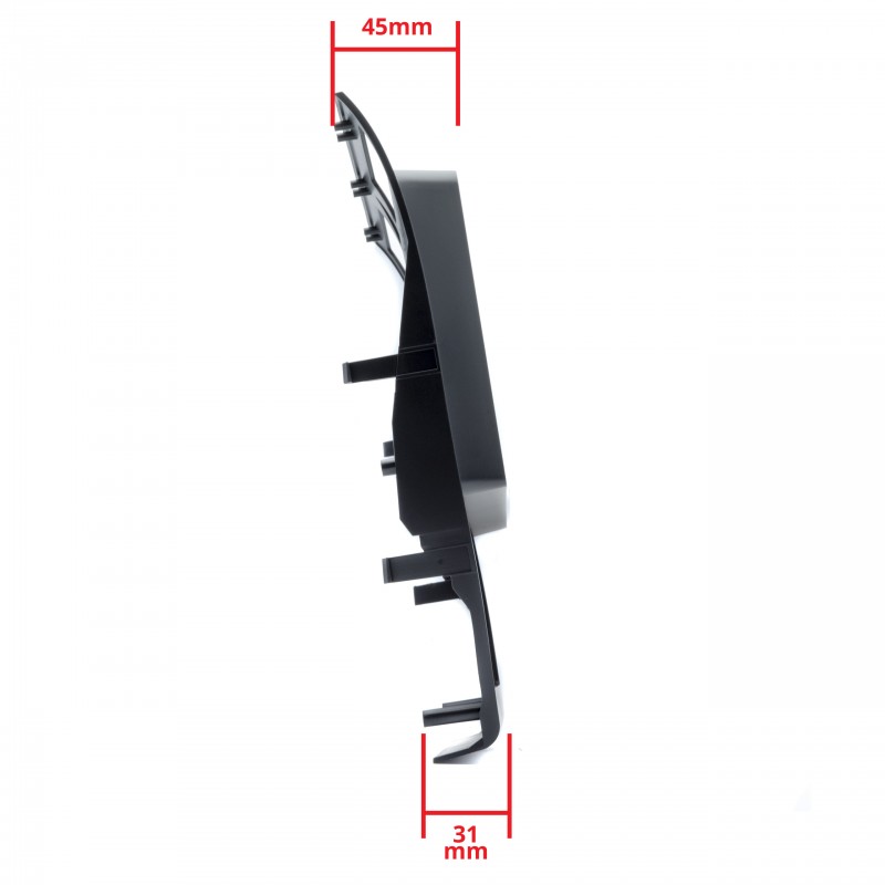 Rámeček autorádia (2DIN) AUDI A6 4B Allroad (2000-2006) (B)