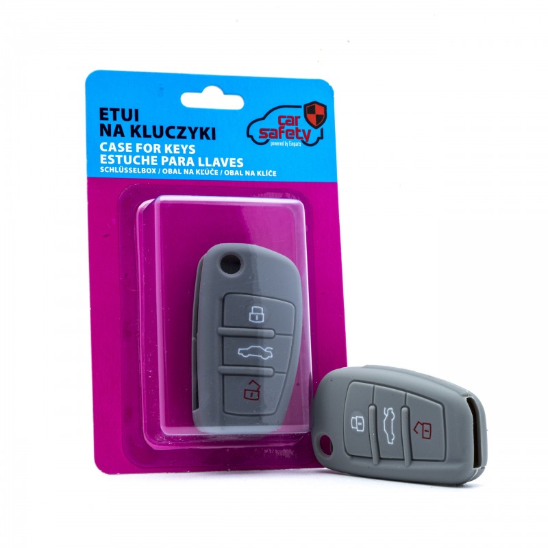 Silikonový obal na klíče AUDI A3 II/III 8P_/8V_ (2003-2020) (Gr)