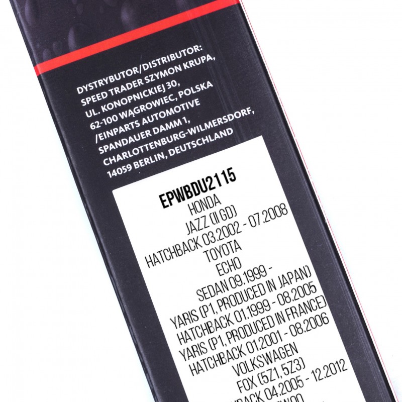 Přední stěrače TOYOTA Platz / Echo (1999-2005)