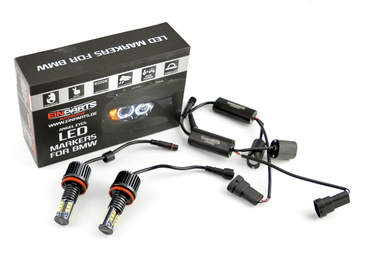 LED Markery 2 x 120W (CREE) do kroužků BMW 3 E90/E91 FL (09/2008-2012) (B)