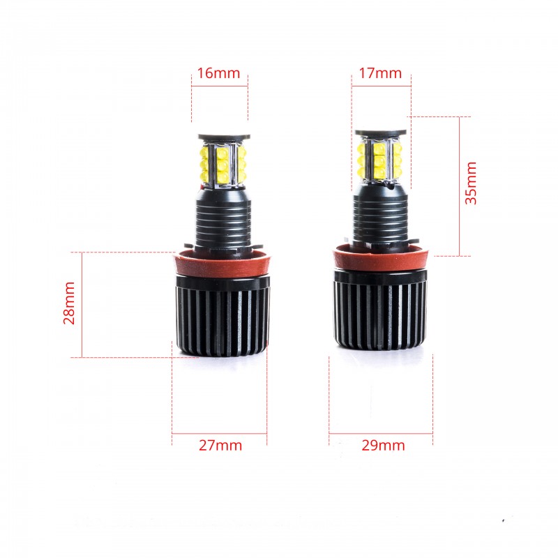 LED Markery 2 x 180W (CREE) do kroužků BMW 3 E90/E91 FL (09/2008-2012)