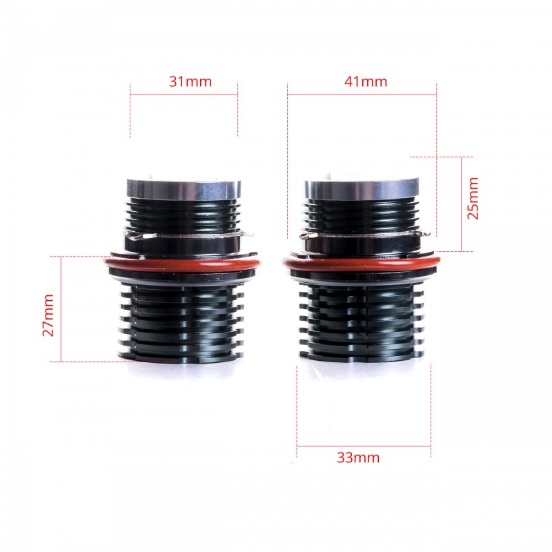 LED Markery 2 x 80W (CREE - čočka) do kroužků BMW 6 E63/E64 (2003-09/2007)