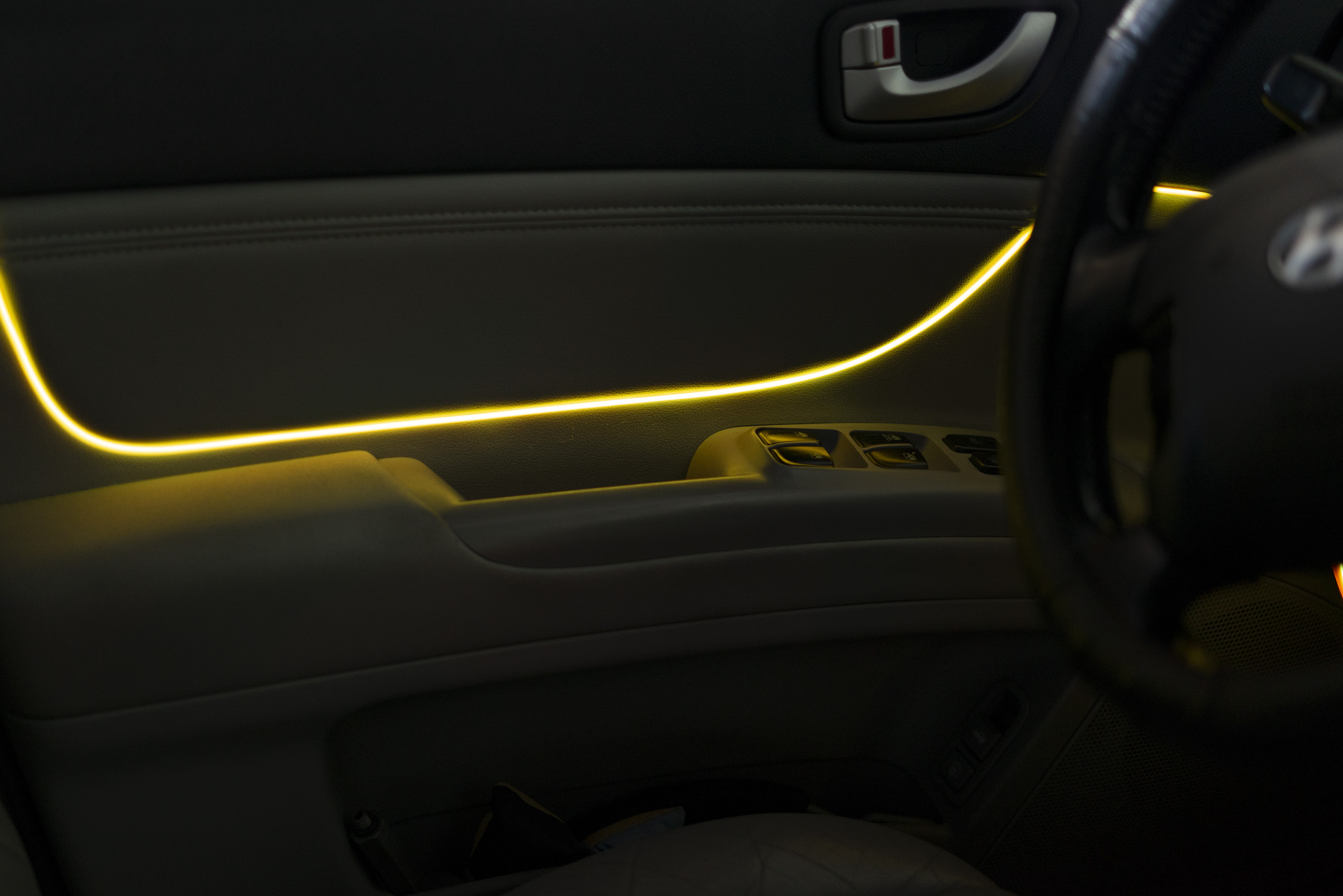 LED světlovodný pásek 1m (fialový)