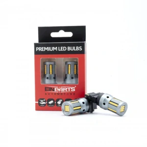 EPL280 LED žárovky P27W (66 x SMD 2016) oranžová CANBUS