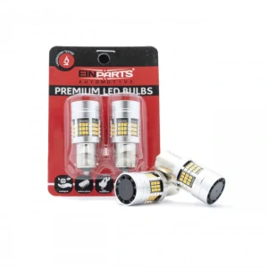 EPL288 LED žárovky P21W (54 x SMD 2016) oranžová CANBUS