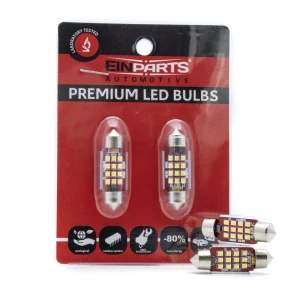 EPL302 LED žárovky C5W (12 x SMD 2016) 36mm 6000K CANBUS 12/24V