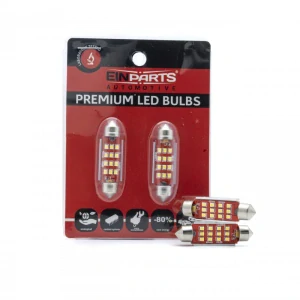 EPL304 LED žárovky C5W (12 x SMD 2016) 42mm 6000K CANBUS 12/24V