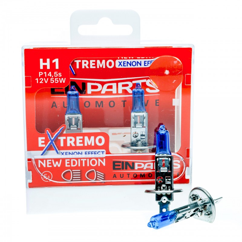 H1 Halogenové žárovky EXTREMO 100% xenon effect (B)