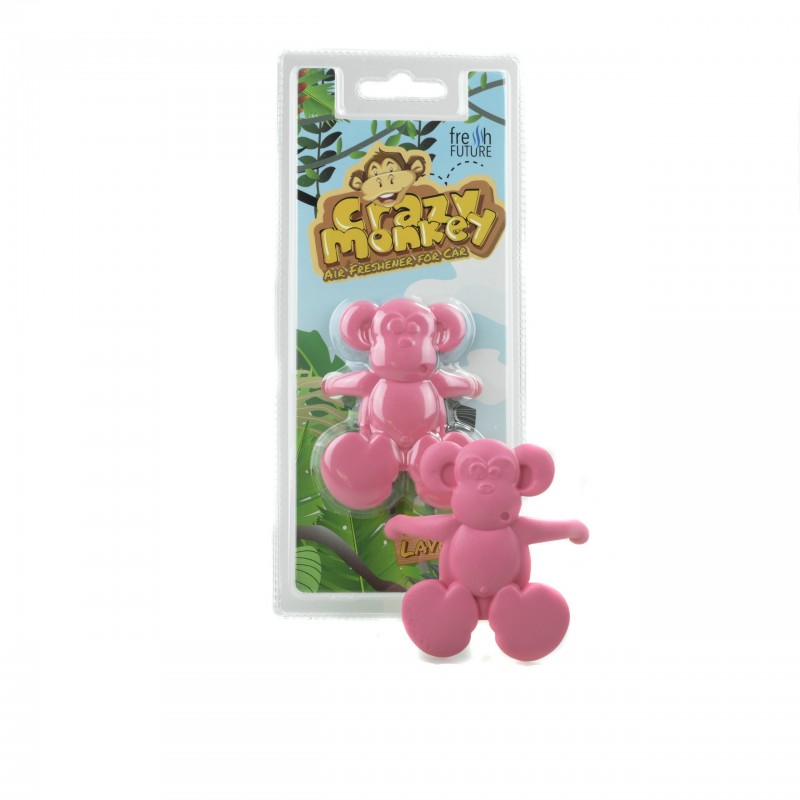 Osvěžovač vzduchu do auta - Crazy Monkey (levandule)