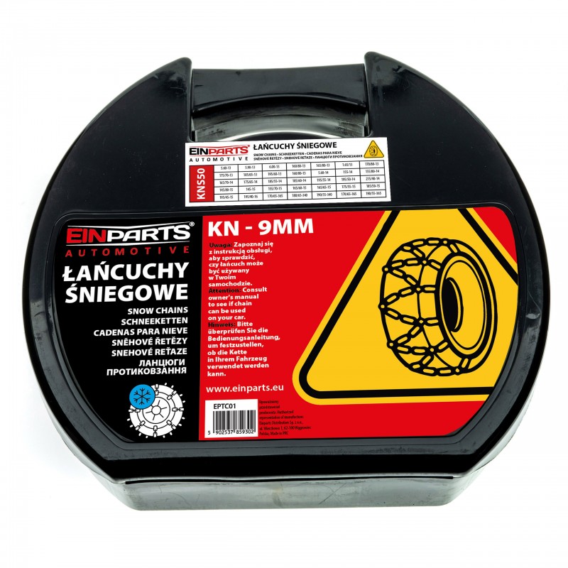 Sněhové řetězy KNS50 9mm TÜV GS ÖNORM