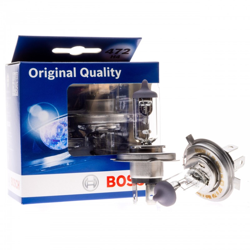 H4 Halogenové žárovky 55/60W (BOSCH) 3000K