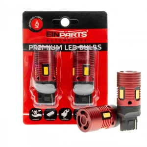 EPL317 LED žárovky W21W (4 x SMD 3570) oranžová CANBUS