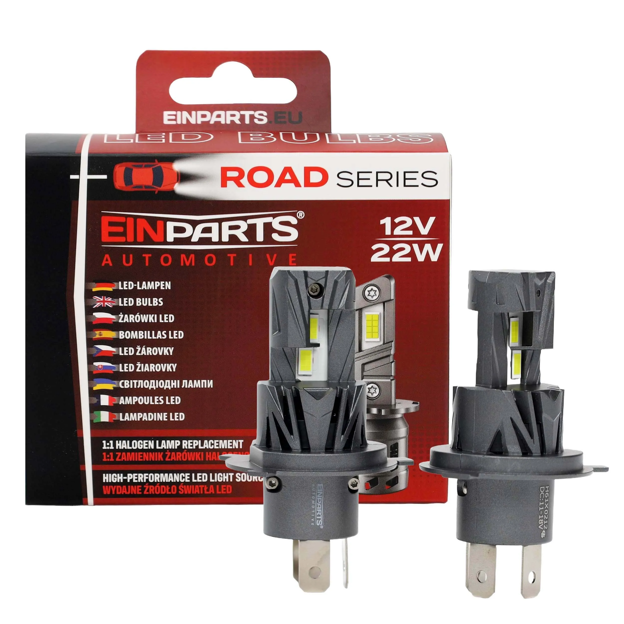 LED žárovky H4 ROAD SERIES