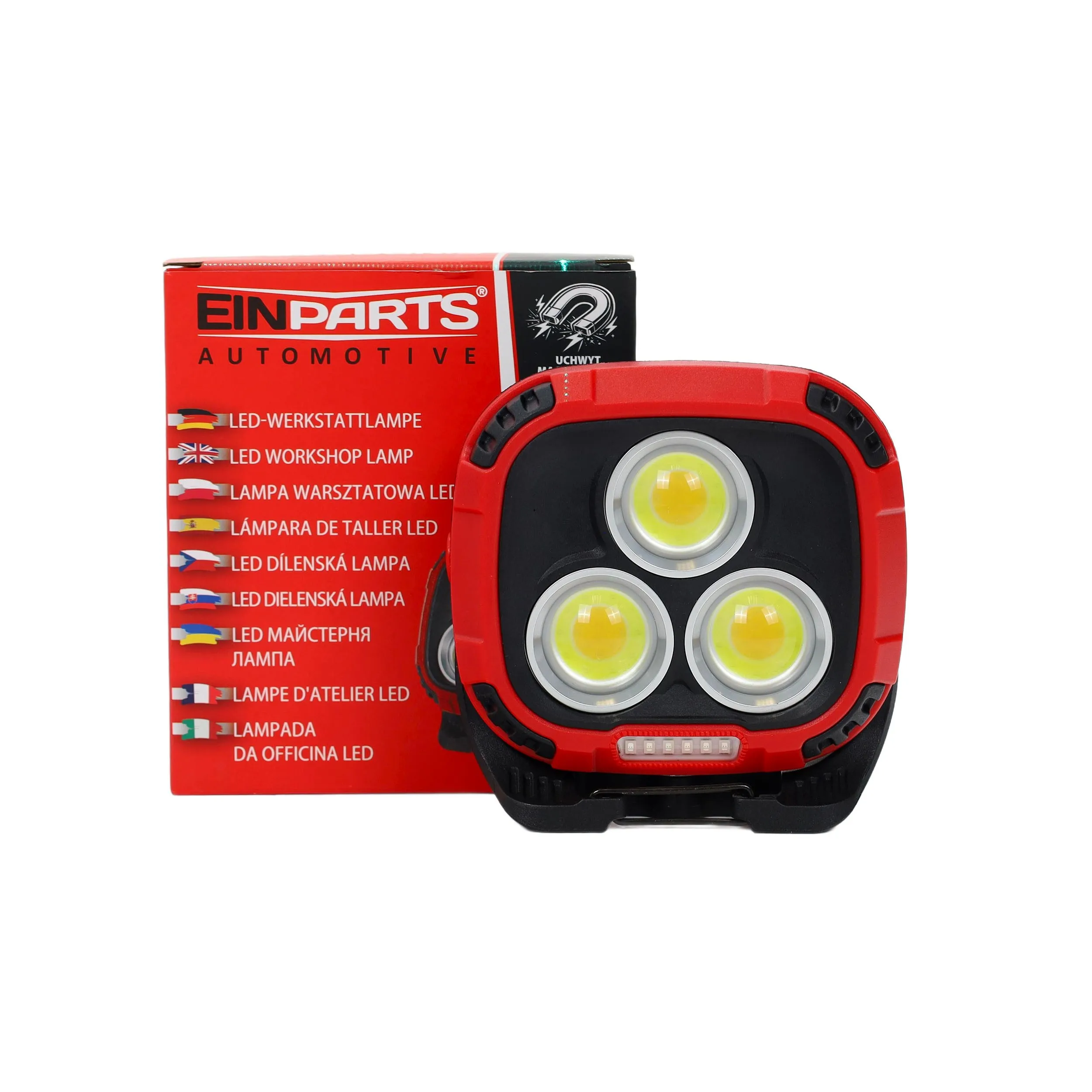 LED inspekční svítilna COB LED 5400 mAh powerbanka