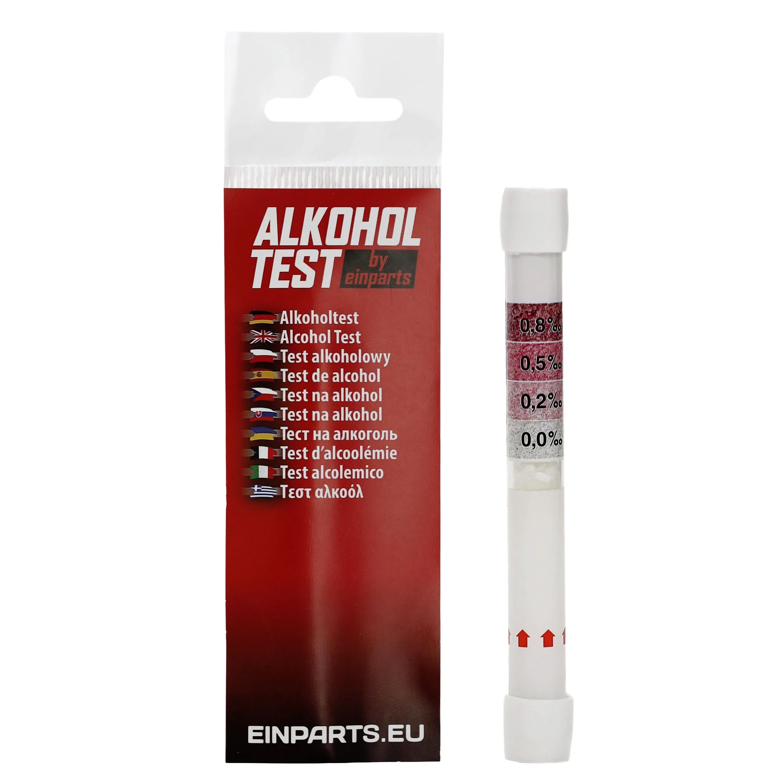 EPAT01 Jednorázový alkomat - alkoholtester 0,0–0,8‰