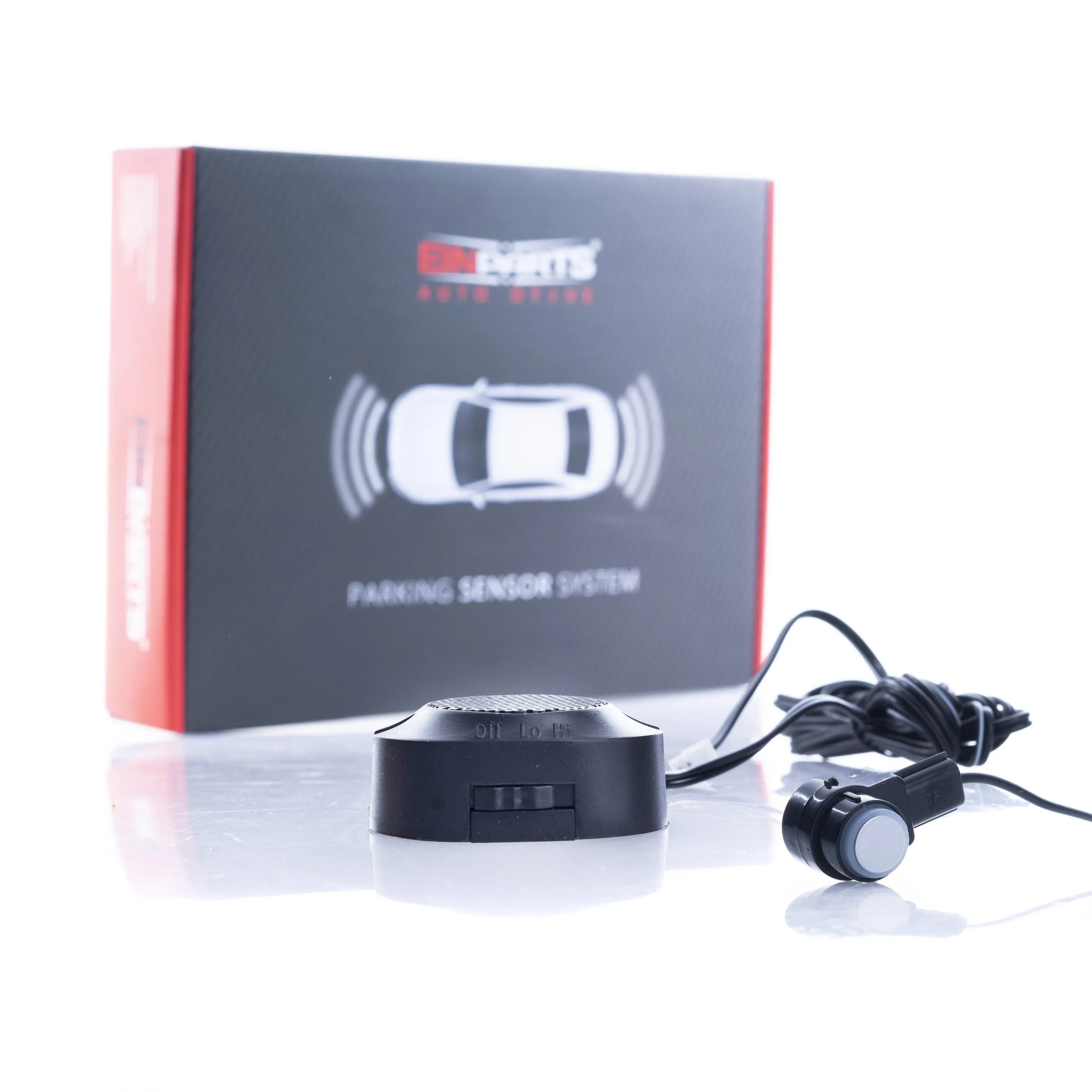 BUZZER OEM Parkovací Asistent s Reproduktorem (stříbrné senzory)