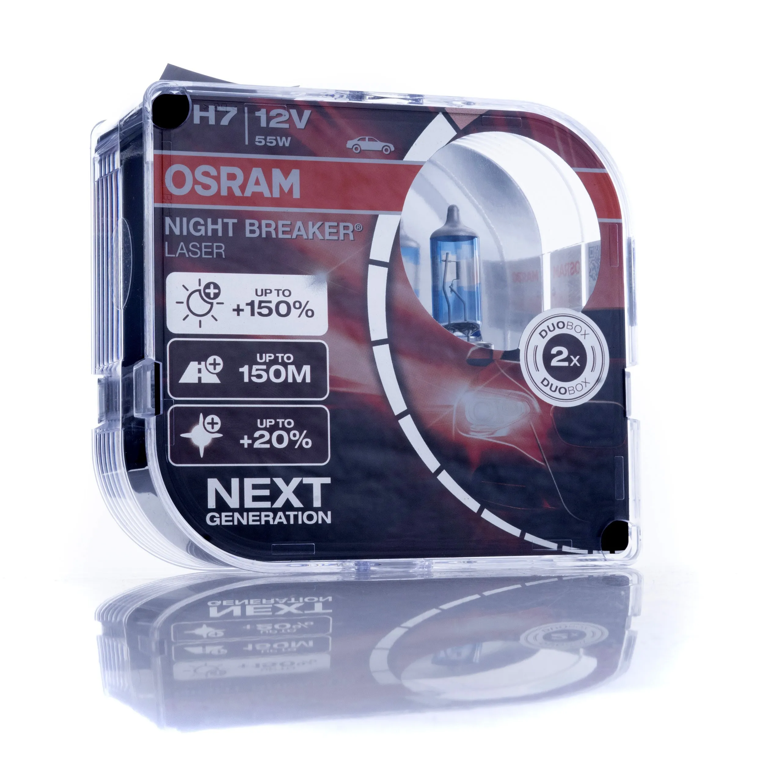 H7 Halogenové žárovky 55W (OSRAM Night Breaker® Laser) 3200K