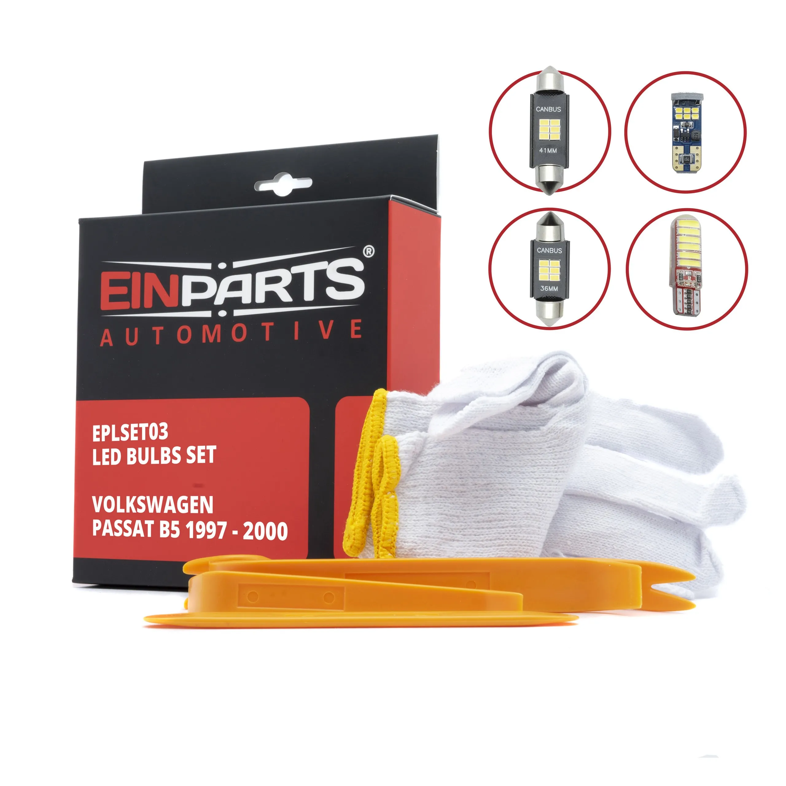 EPLSET03 Sada LED žárovek do interiéru VW Passat B5 (1996-2005)