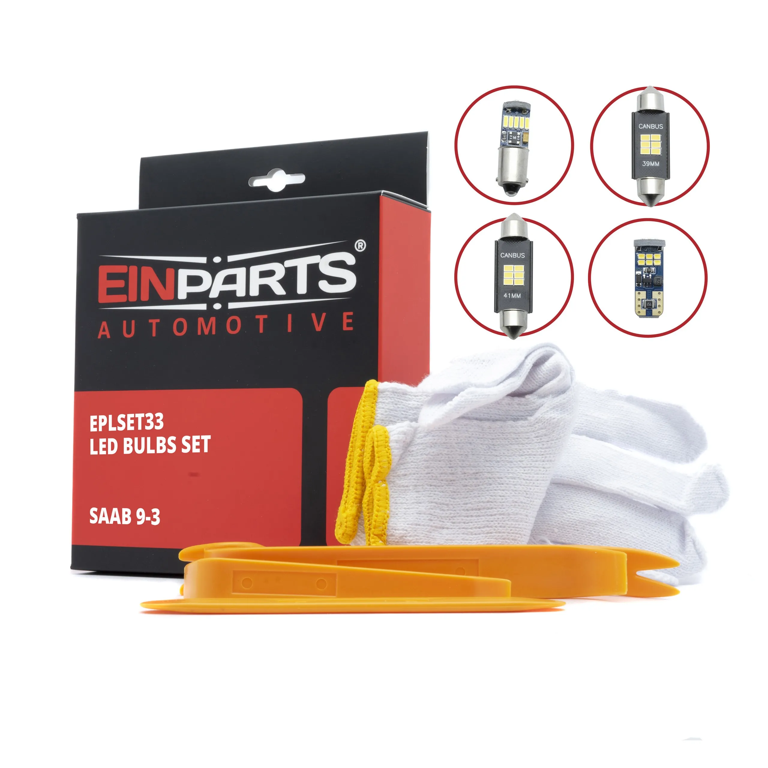 EPLSET33 Sada LED žárovek do interiéru SAAB 9-3 (1998-2003)