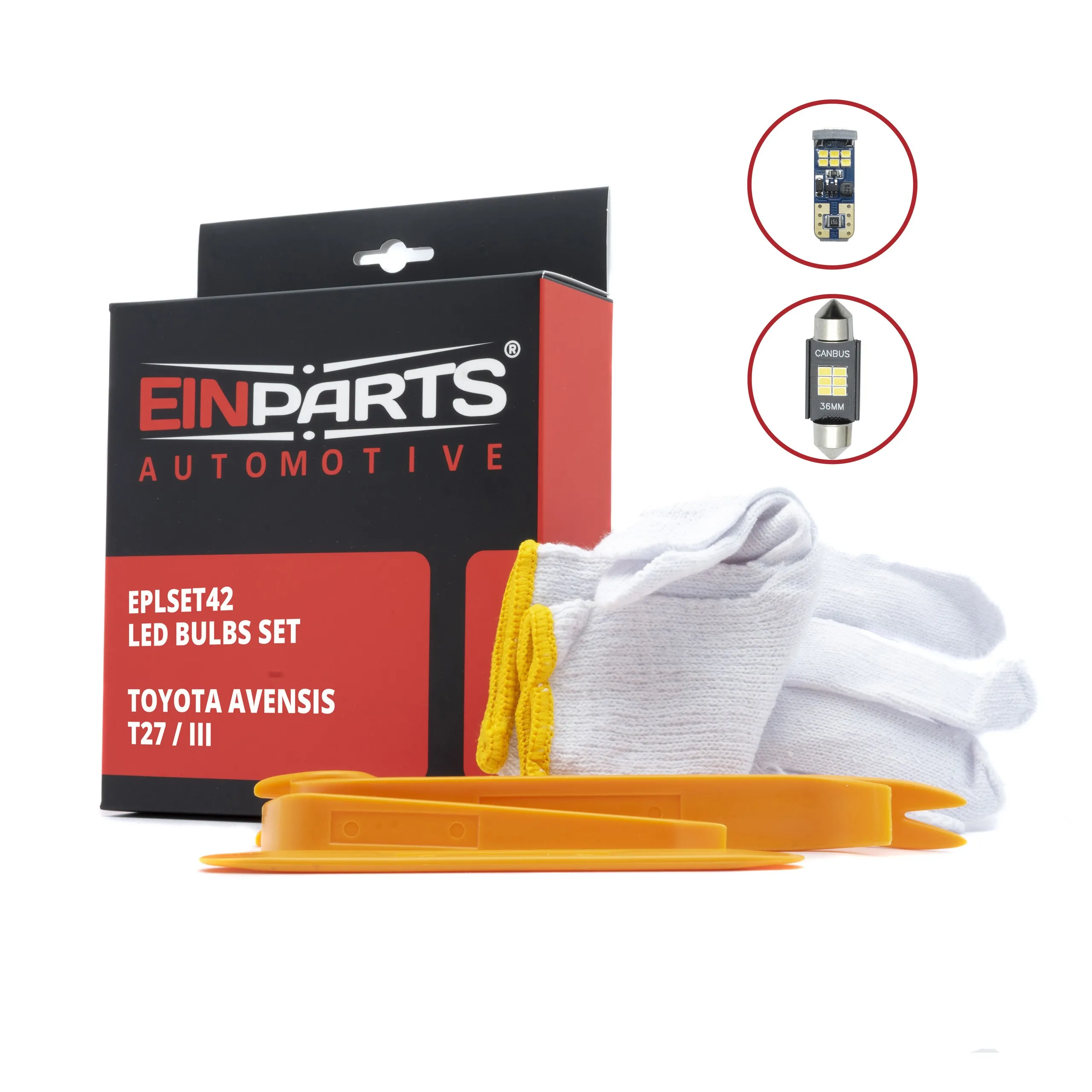 EPLSET42 Sada LED žárovek do interiéru TOYOTA Avensis T27 (2008-2018)