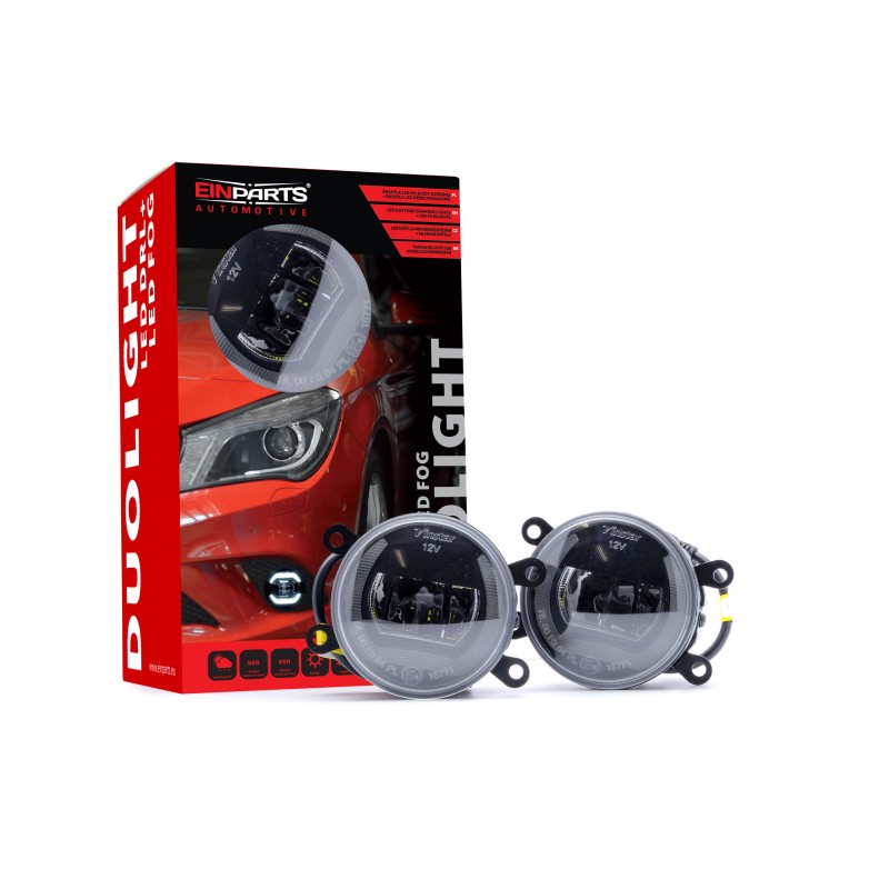 LED Světla Pro Denní Svícení s Mlhovkami FIAT Punto (2012-2018) (2)