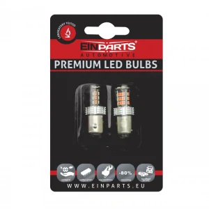 EPL179 LED žárovky P21/5W (30 x SMD 3020) červená CANBUS