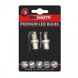 EPL178 LED žárovky P21W (30 x SMD 3020) oranžová CANBUS