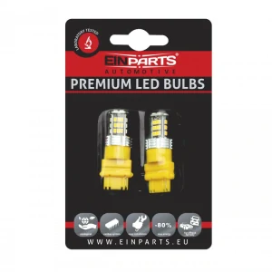 EPL172 LED žárovky P27W (30 x SMD 3020) oranžová CANBUS