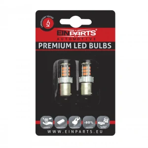 EPL186 LED žárovky P21W (30 x SMD 3020) červená CANBUS