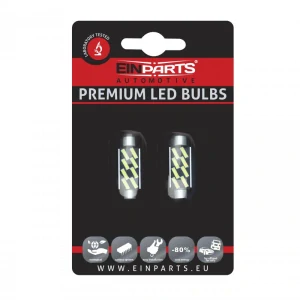 EPL217 LED žárovky C10W (8 x SMD 7020) 41mm 6000K CANBUS