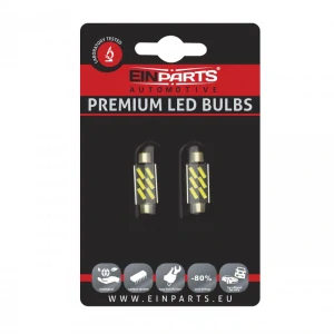 EPL216 LED žárovky C10W (6 x SMD 7020) 39mm 6000K CANBUS