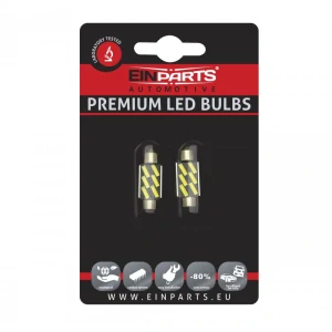 EPL215 LED žárovky C5W (6 x SMD 7020) 36mm 6000K CANBUS