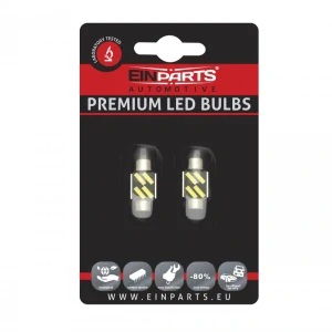 EPL214 LED žárovky C5W (4 x SMD 7020) 31mm 6000K CANBUS