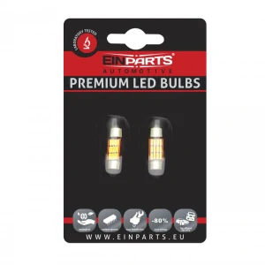 EPL204 LED žárovky C5W (12 x SMD 4014) 31mm 6000K CANBUS