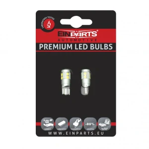 EPL201 LED žárovky W5W (9 x SMD 3030) 6000K CANBUS