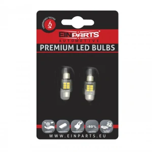 EPL194 LED žárovky C5W (6 x SMD 2016) 31mm 6000K CANBUS