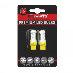 EPL229 LED žárovky W21W 50W (10 x CREE) oranžová 12/24V