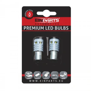EPL267 LED žárovky P21W (6 x SMD 1860) 6000K CANBUS