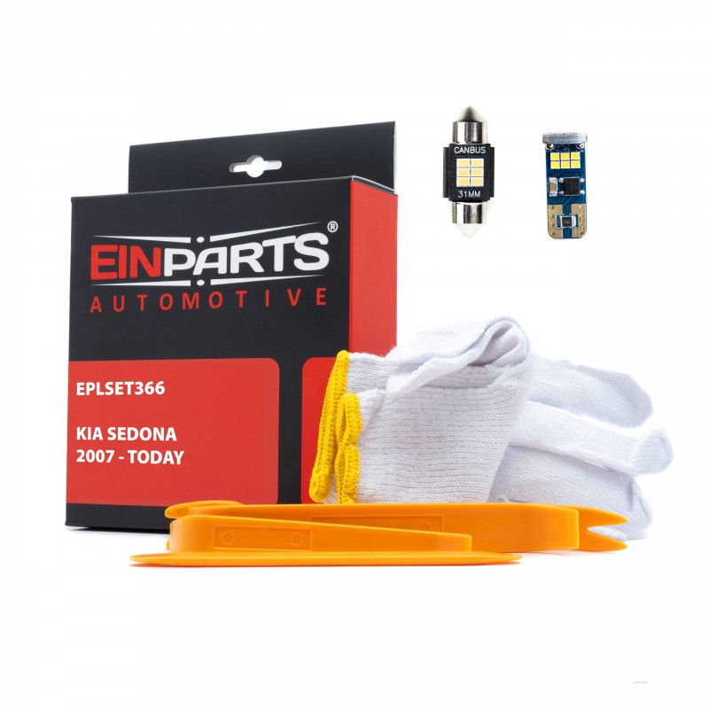 Sada LED žárovek do interiéru KIA Sedona (2007-DODNES)