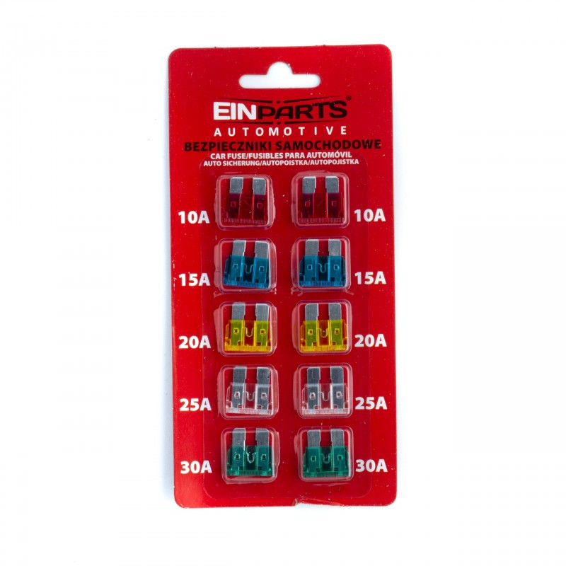 Sada pojistek (STANDARD) 10 ks