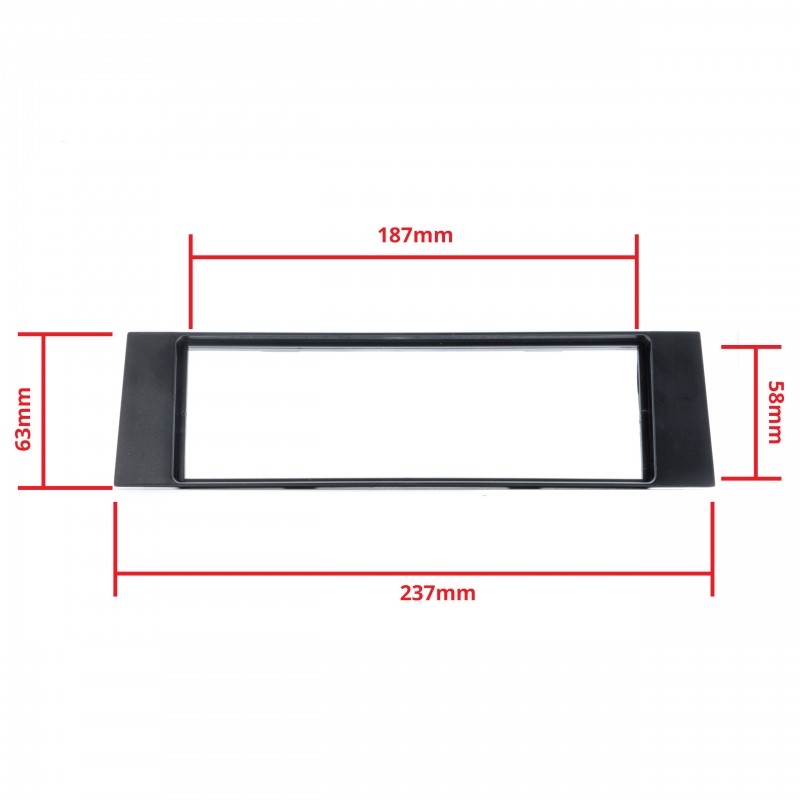 Rámeček autorádia (1DIN) AUDI A3 8P/8PA (2003-2008)