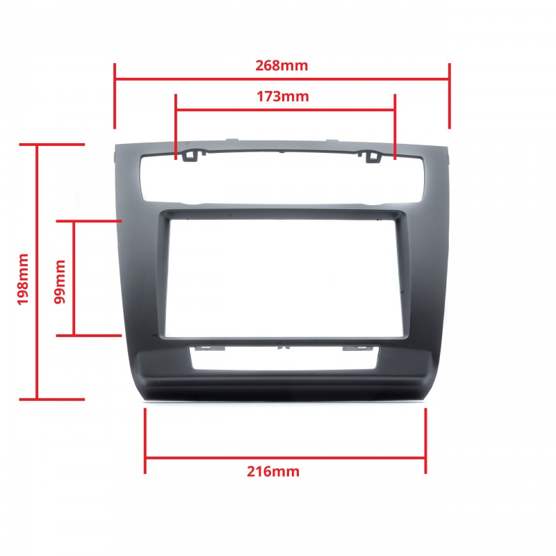 Rámeček autorádia (2DIN) BMW 1 E81/E82/E87/E88 (2007-2011)