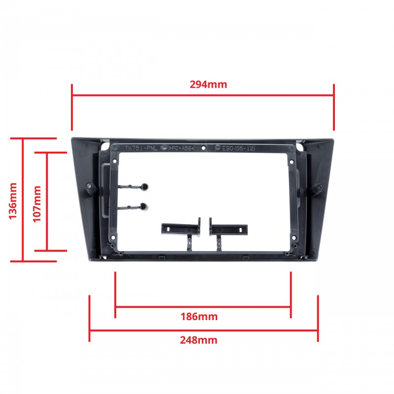 Rámeček autorádia (2DIN) BMW 3 E90/E91/E92/E93 (2004-2012) (B)