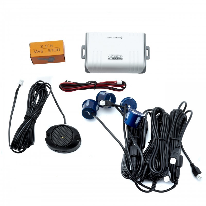 BUZZER Parkovací Asistent s Reproduktorem (4 indigo senzory)