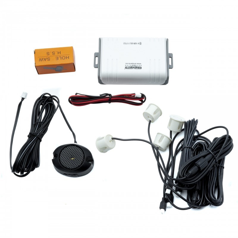 BUZZER Parkovací Asistent s Reproduktorem (4 perleťové senzory)