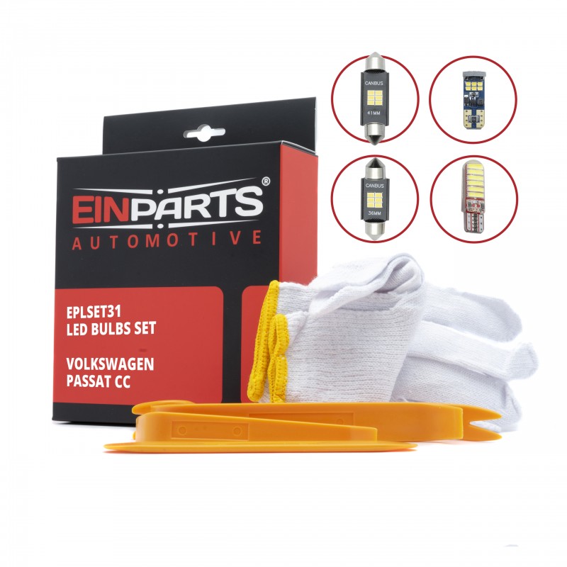 Sada LED žárovek do interiéru VW Passat CC (2008-2016)