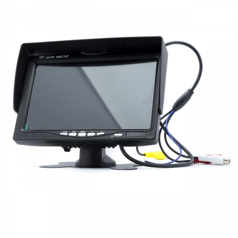 Couvací kamery (4) s monitorem 7" do nákladních vozidel (bezdrátové)