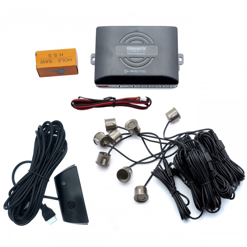 EPP8300 Parkovací Asistent s Displejem (8 béžových senzorů)