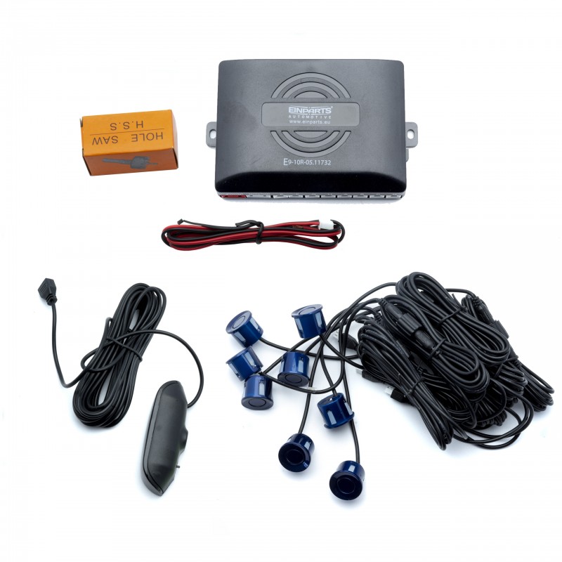 EPP8100 Parkovací Asistent s Displejem a Reproduktorem (8 indigových senzorů)